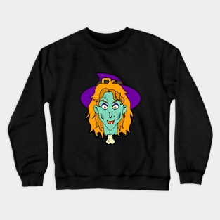 The red-haired witch in the hat Crewneck Sweatshirt